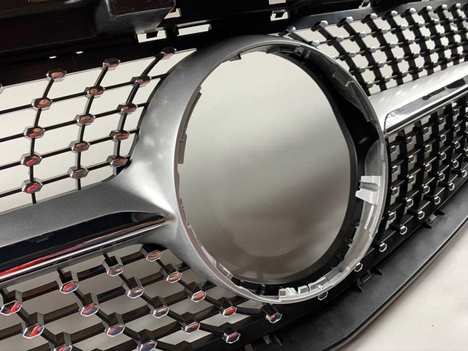 MERCEDES W117 CLA IÇIN UYUMLU (2016-2018) CLA IÇIN UYUMLU DIAMOND PANJUR - GRI
